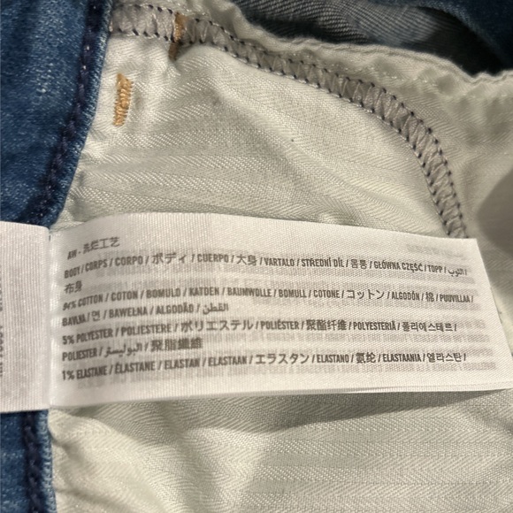 ABERCROMBIE & FITCH Mid-Rise Super Skinny Distressed Ankle Jean SIZE 14L - Picture 8 of 8